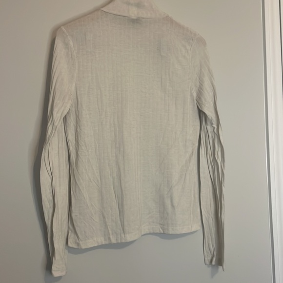Topshop Ribbed Mock Turtleneck Sz 12 - Picture 4 of 5